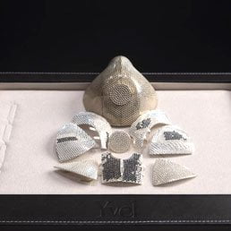 Photos: Israeli Jeweler Makes $1.5M Gold Coronavirus Mask