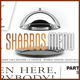 CCHF Shabbos Menu: Parshas Ki Savo