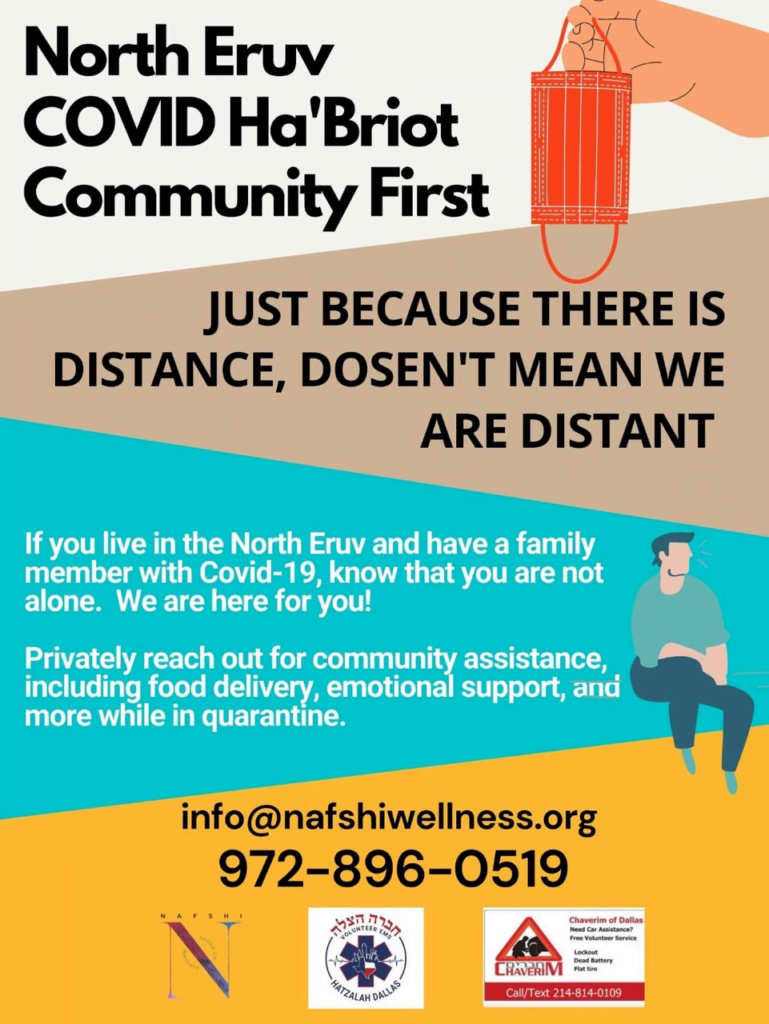 North Eruv COVID Ha'Briot Community First 1