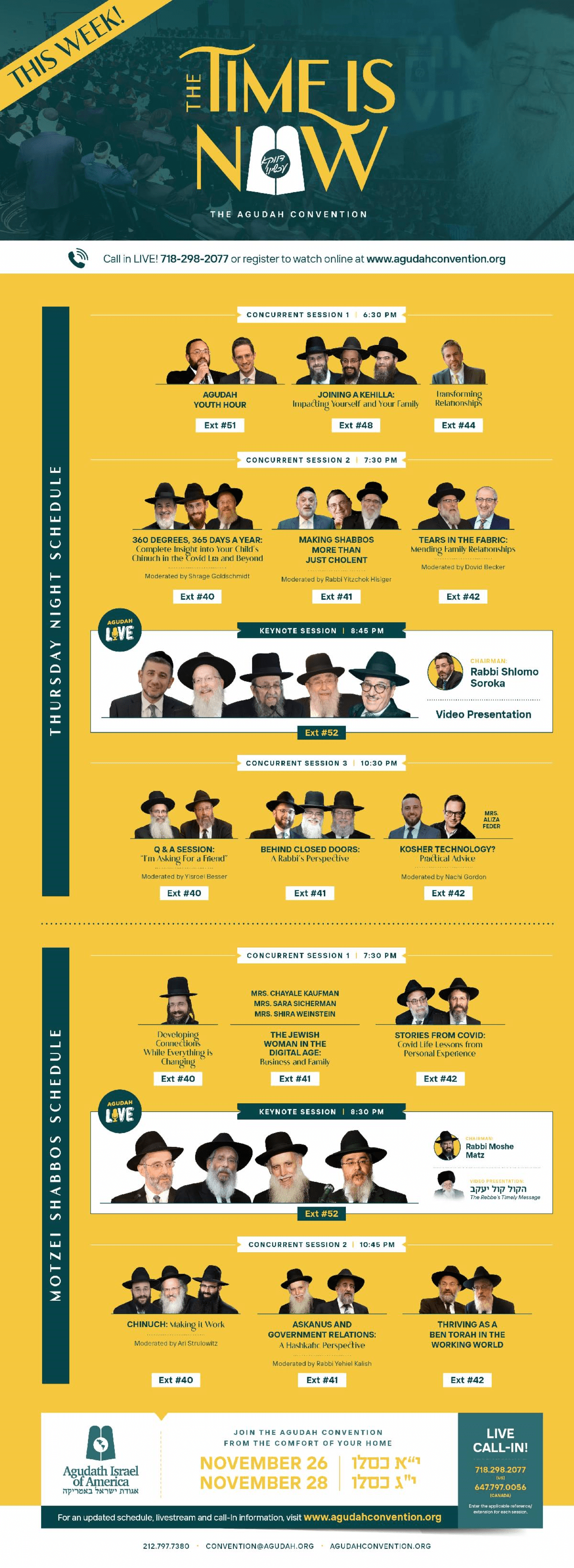 The Agudah Convention: The Time is Now 1