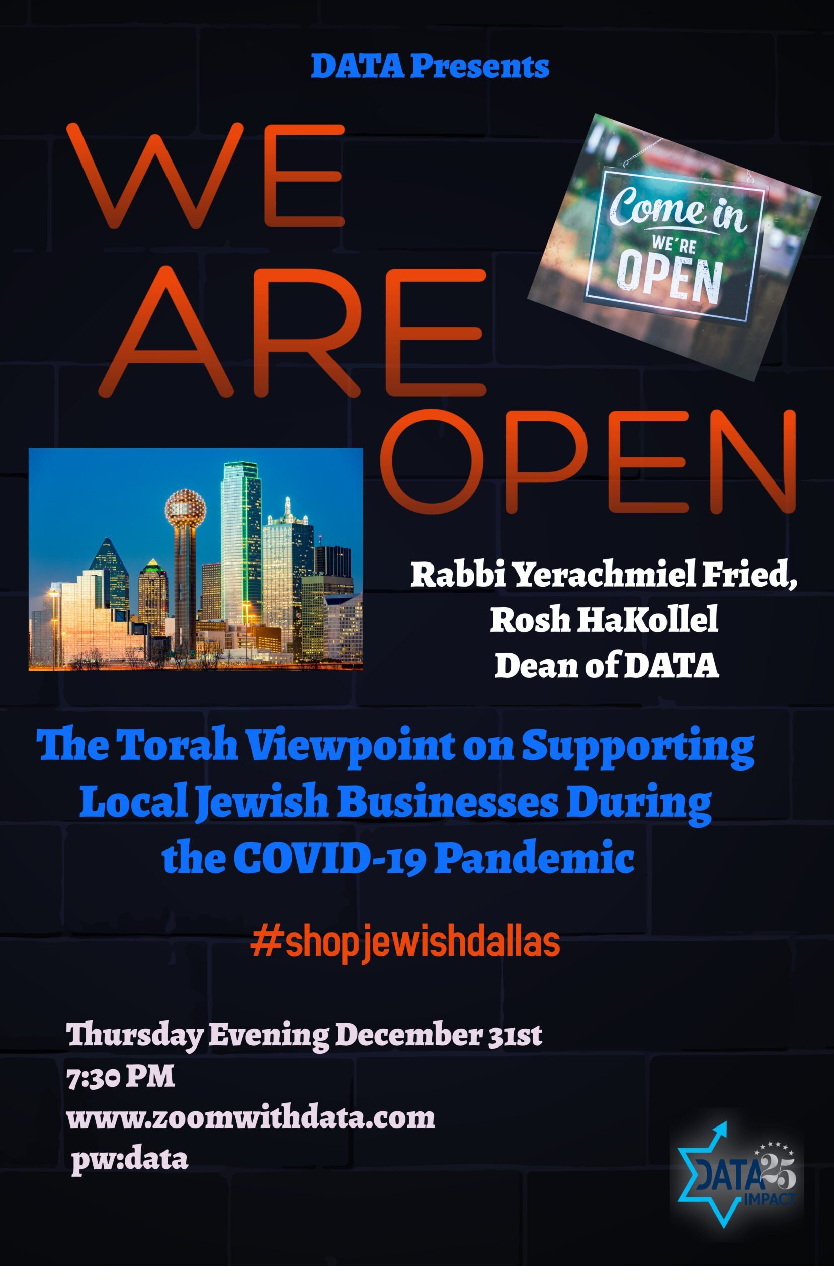 Watch the Video: The Torah Viewpoint: Supporting Local Jewish Businesses During COVID-19 1