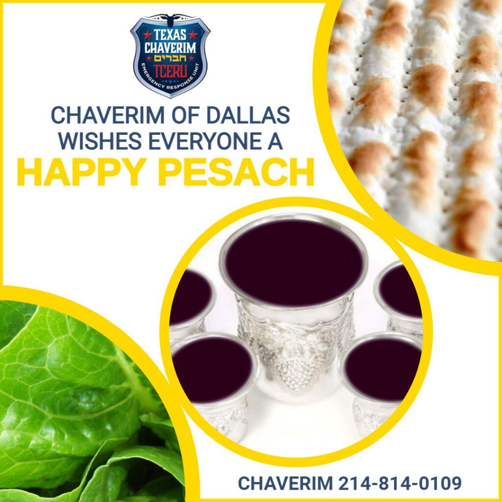 Chaverim of Dallas Wishes Everyone a Happy Pesach 1