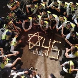 Watch: 150 Hatzalah Volunteers Who Treated Meron Victims Gather At Scene Of Tragedy To Sing Ani Maamin
