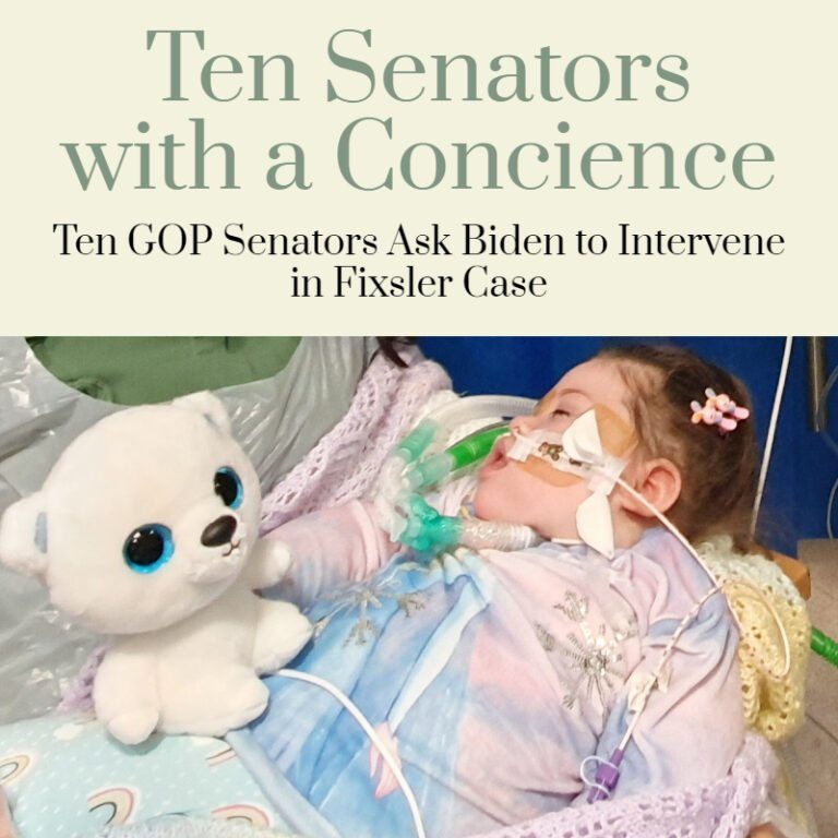 BREAKING: Ten GOP Senators Ask Biden to Intervene in Fixsler Case