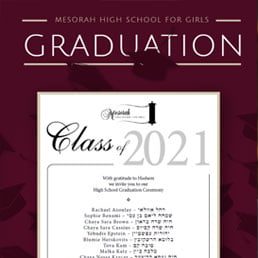 Mesorah High School for Girls Graduation