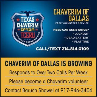 Urgent Public Service Announcement From Chaverim United