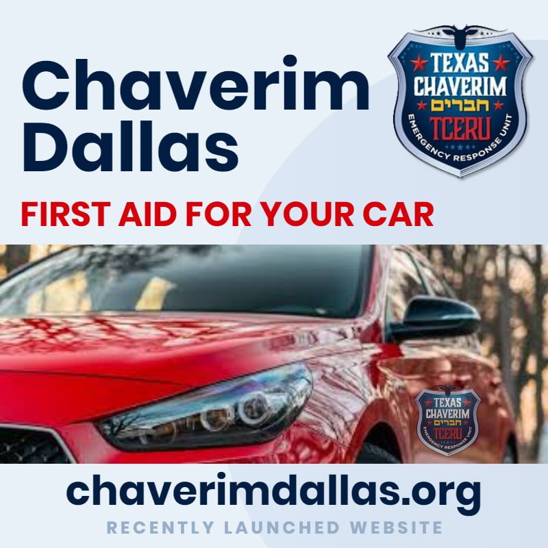 Chaverim Dallas: First Aid For Your Car
