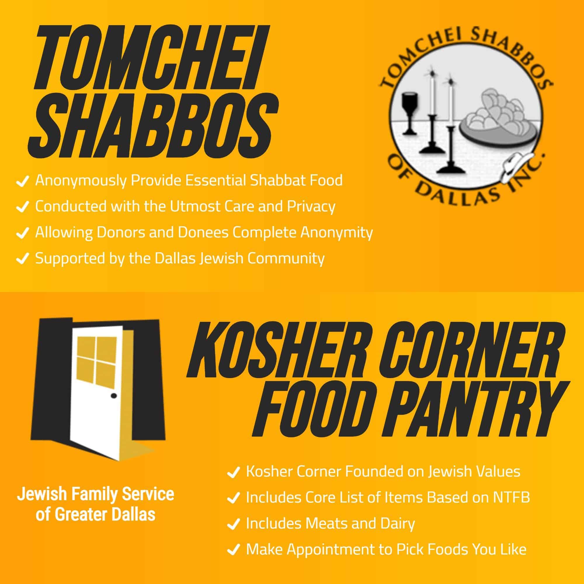 Here To Help Tomchei Shabbos & JFS Kosher Corner Food Pantry DOJLife