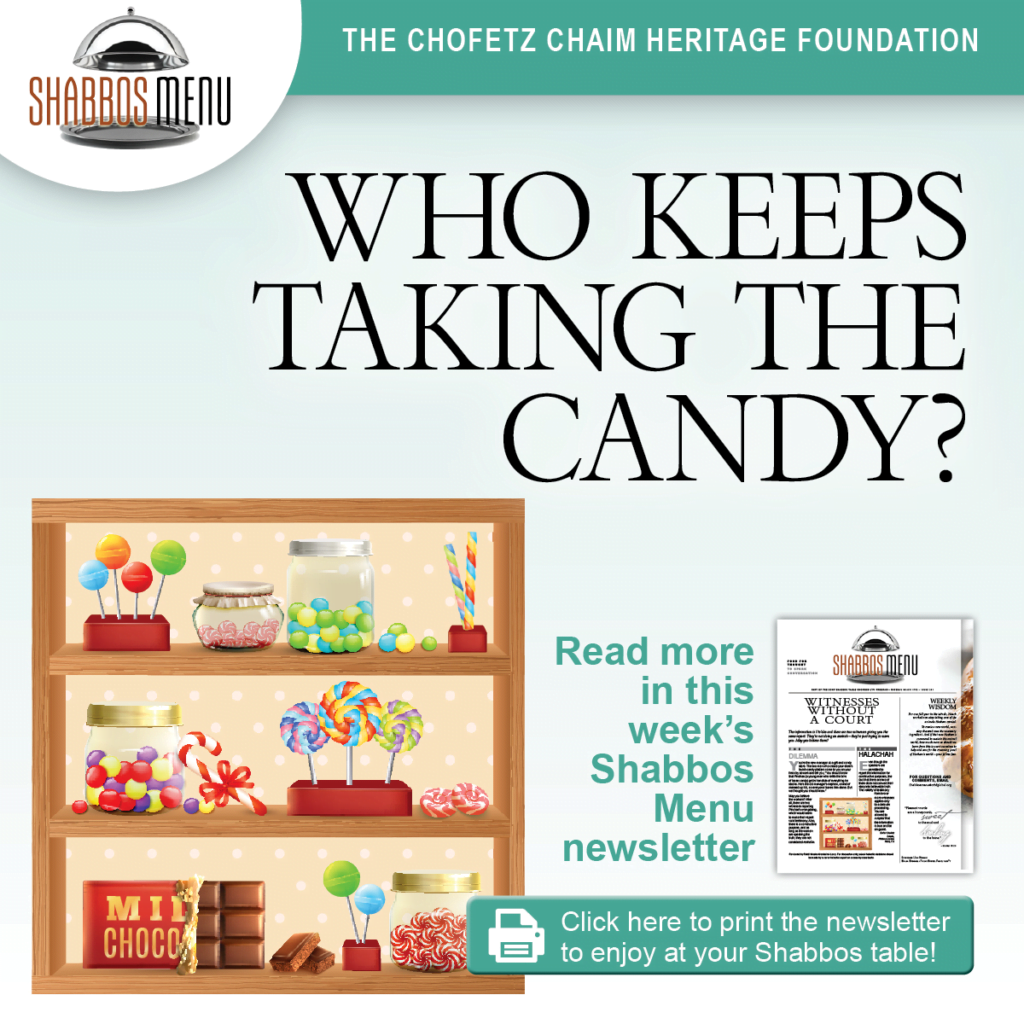 CCHF Shabbos Menu: Parshas Noach 1