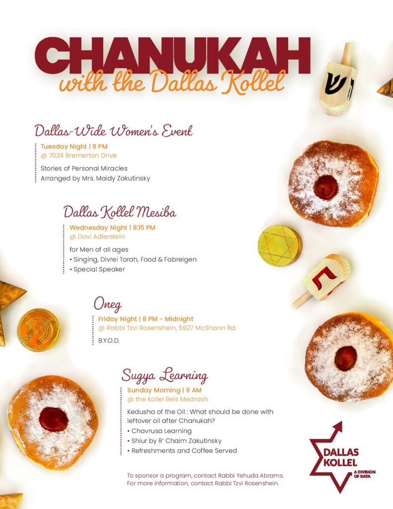 Chanukah with the Dallas Kollel