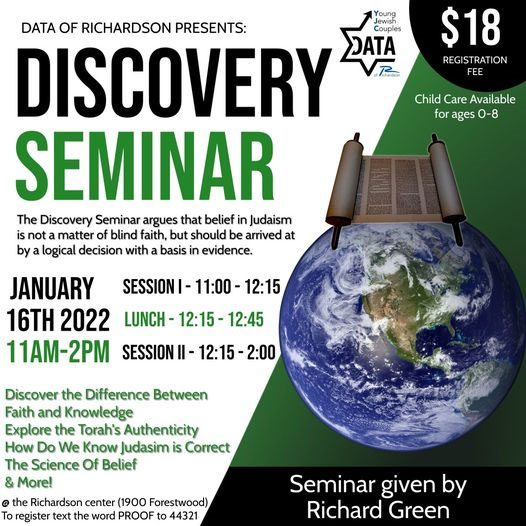 DATA of Richardson Presents: Discovery Seminar 1