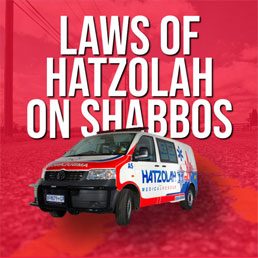 Laws of Hatzolah on Shabbos & Yom Tov