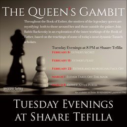 The Queen’s Gambit: Special Classes on the Book of Esther