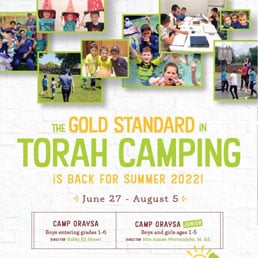 Camp Oraysa: The Gold Standard in Torah Camping
