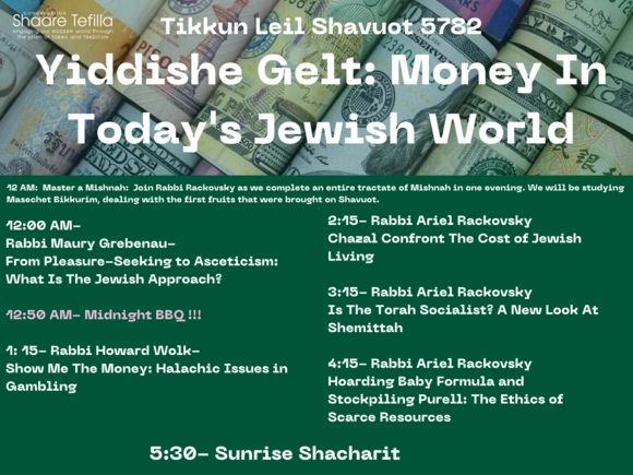 Shavuos at Shaare Tefilla 2 Tikkun Leil Shavuot 5782