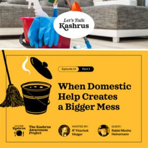 Watch: Let's Talk Kashrus: When Domestic Help Creates a Bigger Mess 3 Watch: Let’s Talk Kashrus: When Domestic Help Creates a Bigger Mess