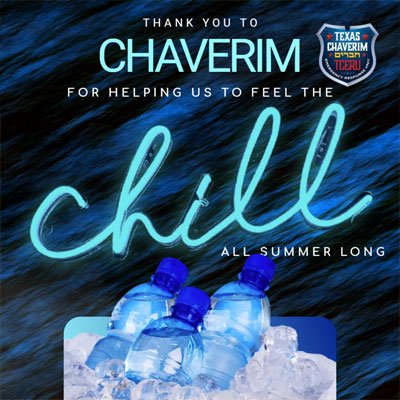 Thank You to Chaverim for Helping Us to Feel the Chill