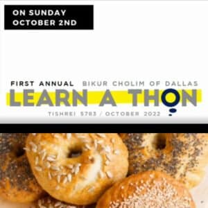 First Annual Bikur Choim of Dallas Learn-a-thon