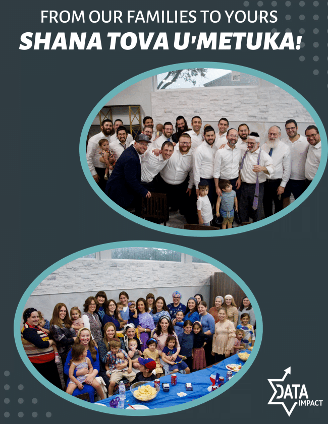 From Our Families to Yours - Shana Tova U'Metuka!