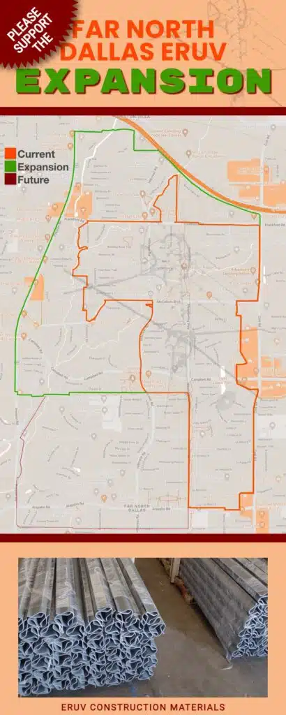 Far North Dallas Eruv Expansion