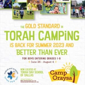 Camp Oraysa is the Gold Standard in Torah Camping: Back for Summer 2023