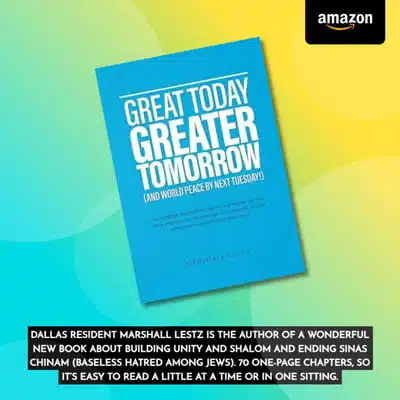Book Announcement: Great Today, Greater Tomorrow (And World Peace by Next Tuesday) by Marshall Lestz