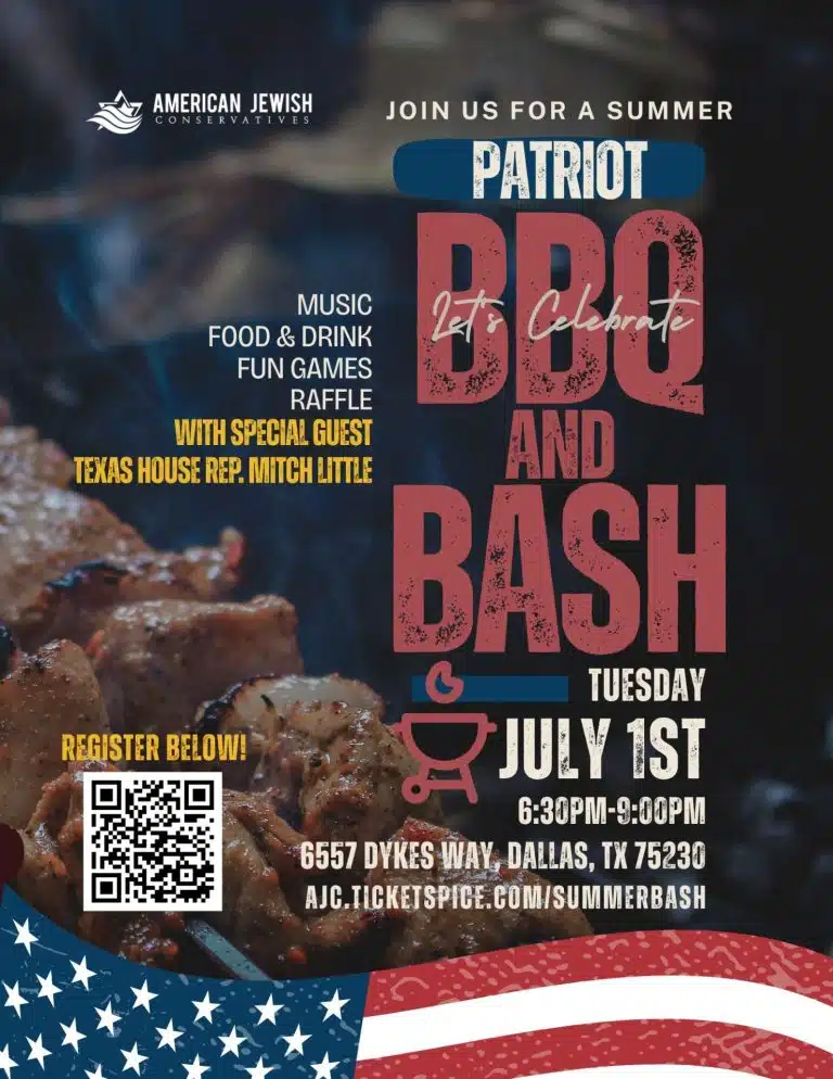 American Jewish Conservatives: Patriotic BBQ and Bash!