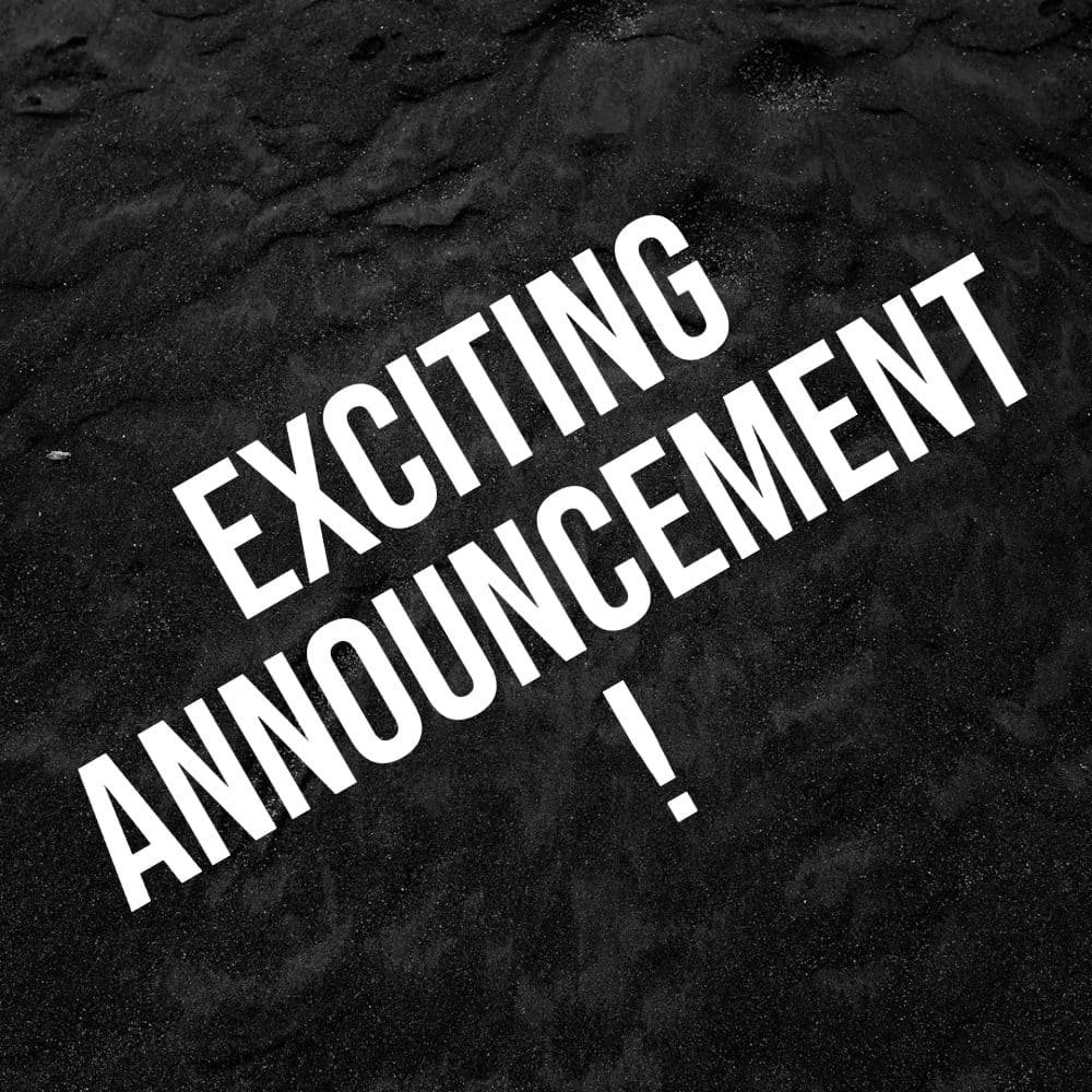 Exciting Announcement 2