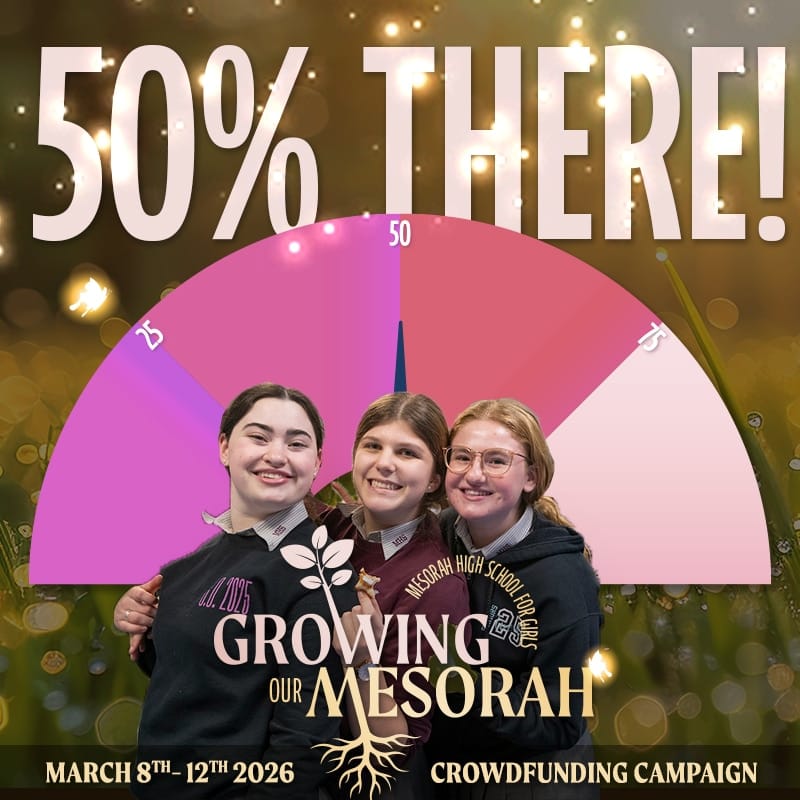 Growing Our Mesorah: Mesorah High School for Girls Crowdfunding Campaign 2026