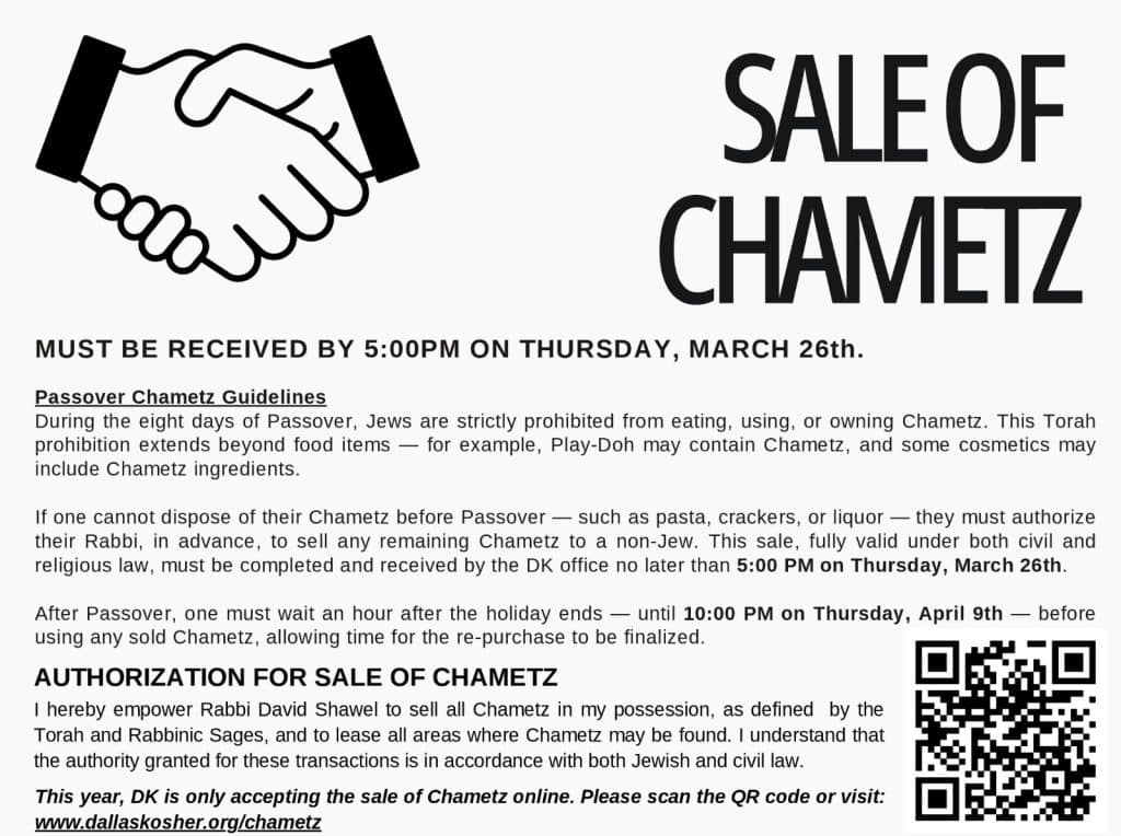 Sell Chametz DK