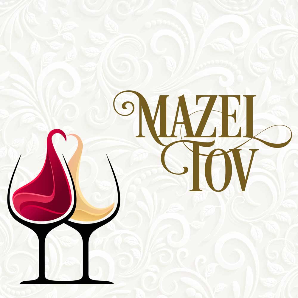 Mazel Tov Glasses